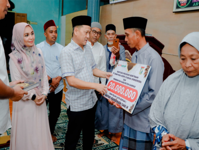 Safari Ramadan Perdana di Desa Siabu, Ini Kata Sekda Kampar Hambali