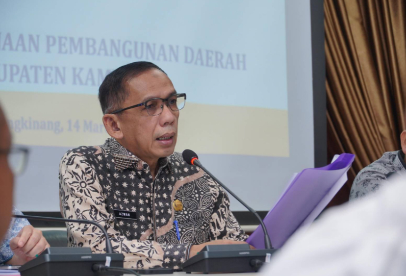 Asisten III Setdakab Kampar Buka Rakor Persiapan Pra Musrenbang dan Musrenbang RKPD