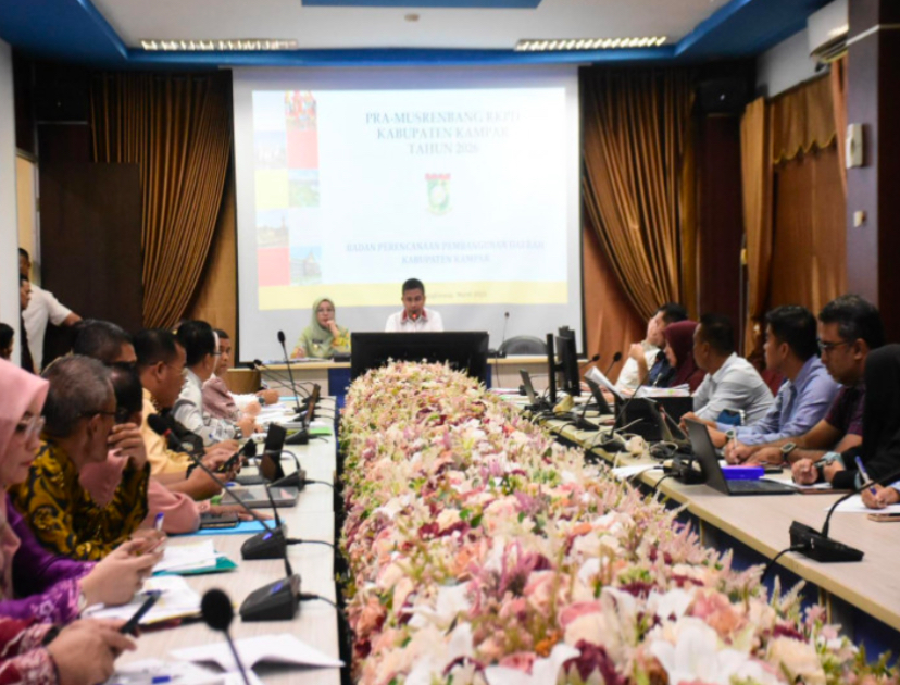 Pramusrenbang RKPD Tahun 2026 Dihadiri Seluruh Camat