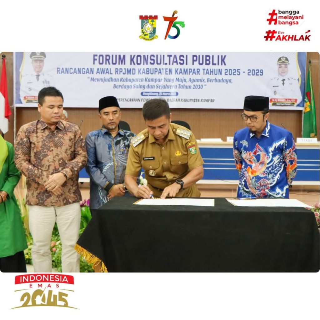 Pemkab Gelar Forum Konsultasi Publik Rancangan Awal RPJMD Kabupaten Kampar 2025-2029