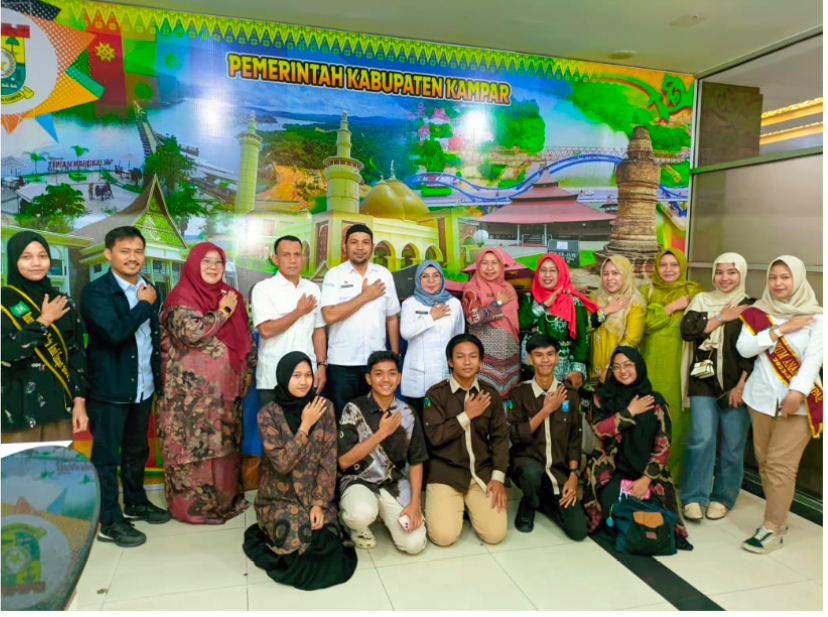 Forum Anak Kabupaten Kampar Audiensi dengan Wakil Bupati Kampar