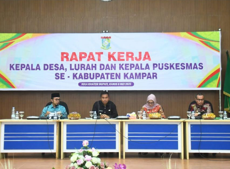 Bupati Kampar Rakor dengan Camat, Kades dan Kapus, Ini Kata Wakil Ketua DPRD Zulpan Azmi