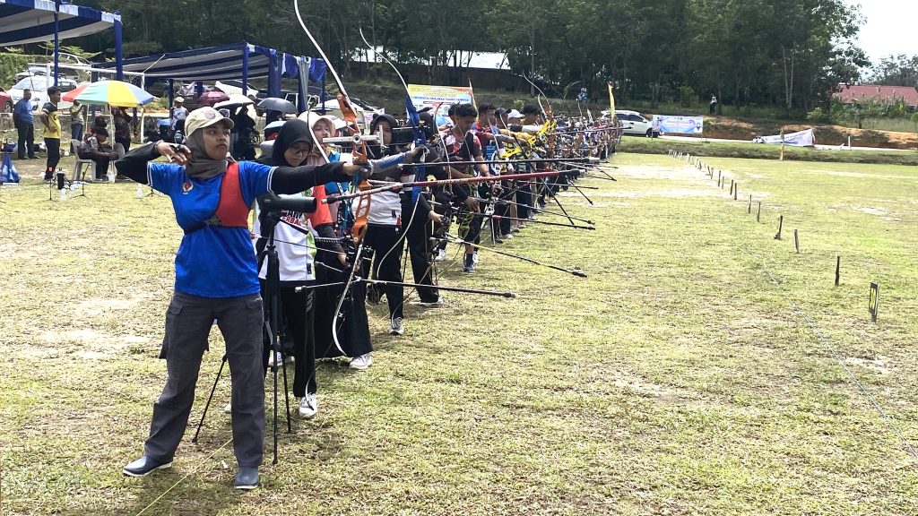 Pekanbaru Sementara Masih Pimpin Perolehan Medali Kejurprov VII Panahan Riau