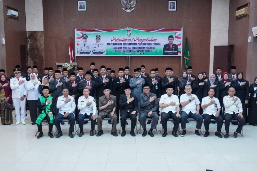 Bupati Kampar Kembali Lantik Pejabat, Ada Nama dr Rita Anggraini sebagai Sekretaris Dinkes