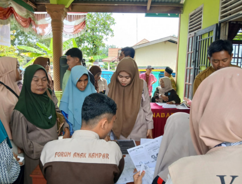 Forum Anak Kampar Warnai Kegiatan Bakti Sosial GOW Kabupaten Kampar